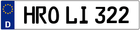 Truck License Plate